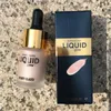 Dropshipping skönhetsglasad 3d flytande glöd highlighter make up cream concealer skimmer ansikte ultra koncentrerad 15 ml