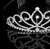 Brudtiaras kronor med strass brud smycken flickor kväll prom party performance pageant crystal bröllop tiaras accessori2821304