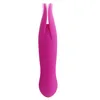 AA Sex Toys Unissex USB Recarregável Língua Dupla Beijo Vibradores Silicone 10 Frequência Vibração Vibrador À Prova D 'Água Brinquedos Sexuais Para Mulheres Estimulador de Clitóris