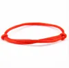 Hot Adjustable Red Korean Cord Bracelet Simple Bracelet Making Lucky Men Women Jewelry Lover's Gift