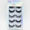 3D Mink Eyelashes Natural False Calse Extension Extension Faux Faux Eye Lashes Makeup Tool 5pairs/set