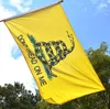 90*150 CM Gadsden-Flagge „DONT TREAD ON ME“, gelbe Schlangenflagge, Banner, hochwertige Polyester-Heimdekoration