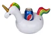 Unicorn Inflatable Drink Cup Holder Pools Floating Beverage Boats Stand Holder Children Swimming Summer Party Supplies