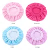 Microfiber Snabba Kvinnor Hårtorkning Bad Spa Wrap Handduk Hat Cap Turban Badtorkning Head Wrap Reversible Bathing Solid Färg