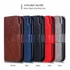 9 Kaartslots Folio Vegan Lederen Portemonnee Case Bracket Holster Telefoon Shell voor iPhone XS MAX XR 8 Plus Samsung S10 Huawei P30