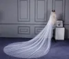 Bling Bling Crystal Cathedral Bridal Veils Luxury Long Applique Pärled Custom Made High Quality Wedding Veils2836743