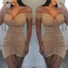 İNGILTERE Kadın Bodycon Kalem Elbise Bayanlar Yaz Clubwear Mini Elbise Kadın Yaz Seksi Elbiseler Polyester V Yaka Elbiseler