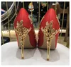 Blomma bröllopskor Silk Eden High Heels Shoes For Evening Party Prom Dating Engagement Birthday Holiday Red Blue White Black In 231W