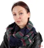 Szalik w kratę Pashmina Tartan Wrap Moda Dziewczyny Oversized Szal Szal New Plener Newest Lady Tassel Charves Winter Ciepły Koc A950