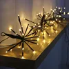 100 led Blast Ball Shape Light Warm White Lights 8 Modes Great for Home Garden Outdoor Wall Wedding Party
