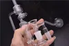 Neu eingetroffen Spiral-Rückstau-Glasbongs Dab-Ölbohrinsel 14 mm Mini-Recycler-Perkolator-Wasserpfeifen Glaswasserpfeifen mit zwei Schüsseln
