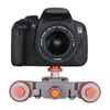 iPhone DSLRカメラのビデオカメラ用のフリーシップミニフレキシブル電動式3輪プーリーカーレールローリングトラックスライダー使用