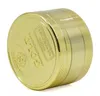 Cheap whole Gold color grinder 3 parts 40mm50mm 2 styles CNC grinder smoking grinders for tobacco dry herbal grinders DHL FRE5241439