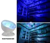 Ocean Wave Starry Sky Aurora LED Night Light Projetor Luminaria Novidade Lâmpada USB Lâmpada Nightlight Ilusão para crianças