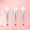 SM004 New Arrival 1PC Professional stainless DIY Facial Face Mask Mud Mixing brush Makeup foundation Brushes with spoon