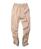 Mens Jogger New Side Zipper Pants Hip Hop Fashion High Street Jogger Pants with 3 Colors Asian Size 30-36