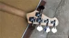 5 струн белый корпус электрическая бас-гитара с хромированным оборудованием, активная цепь, датчики HH, могут быть настроены