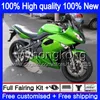 Body +7Gifts For KAWASAKI 650R ER 6 F ER-6F 2009 2010 2011 Glossy green 252MY.6 650 R ER6 F 650 ER 6F 650-R ER6F 09 10 11 Full Fairing