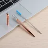 Bollpoint Pens 6st/Lot Genkky Pen Refyllning L￤ngd 11,7 cm Skrivpunkt 0,7 mm bl￤ck svartbl￥ bollmetallp￥fyllning f￶r skolkontor1