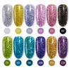 Holo Dipping Gradient Glitter Decorazione Pigment Dust Laser Immersione Nail Glitter Natural Dry Senza lampada cura