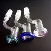 Bong in vetro drop down adater Tubi per bruciatori a nafta Narghilè con 14mm 18mm Giunto maschio Pyrex Gorgogliatore Tubo per acqua fumante