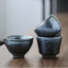 Glaze Tea Cup Bowl China Pottery Ceremic Porcelain Handmade Single Tea Master Cup