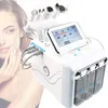 6 IN1 Aqual Peeling Facial Skin Rejuvnation Oxygen Jet Face Lifting Dighting Blackhead Removal Spray Gun Machine