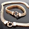 Amumiu 2017 New chegada Homem Men Chain colar Bracelets conjuntos