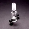 Black Handle Glass Bowl For Bong Hookahs Smoking With Honeycomb Screen Round ash catcher water pipe 14mm 18mm glass bowls