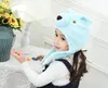 Inverno quente berber velo grosso bebê earmuffs gorro chapéu moda bonito urso grosso gorro boné infantil macio grils chapéus