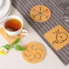 Nouveau bois résistant à la chaleur Pad tasse sous-verres bol Multi forme tapis cuisine cuisine décoration de la maison yq00470