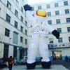 科学博物館イベントパレードショーのためのLEDストリップが付いている4.5メートルの高い膨脹可能なバルーン宇宙飛行士