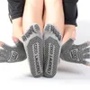 Fashion Non Slip Socks Yoga Suit Glove Whole Cotton Sports Hosiery New Yoga Massage Toe Socks