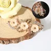 Mollette a fiori Fermaglio per capelli in resina Foral Barrette Carino tornante Accessori per copricapo Regalo per donne e ragazze