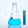 Lab Supplies laboratory Glass triangle flask Chemistry conical flask Thicken High Borosilicate