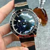 9 style New 45mm Marine Perpetual Calendar Automatic Mens Watch Rose Gold Case Blue Dial Rubber Strap Gents Sports Watches