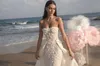 2019 Berta Mermaid Wedding Dresses With Detachable Overskirts Lace 3D Floral Applique Beads Beach Wedding Dress vestito da sposa Bridal Gown