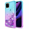 Pour Moto E5 Plus E6 G Stylus Micromax t55 Anti-empreintes digitales sans bulles Dégradé de couleur unique Sparkle Quicksand Housse de protection pour téléphone