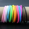 Lot entier 100 pièces Bracelets lumineux fluorescents au néon bracelet bandes de caoutchouc bracelets unisexes bracelets lumineux bracelet d'amitié 3760899