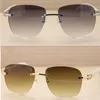 Moda Dikdörtgen Beyaz Manda Boynuzu Gözlük Güneş Gözlüğü Erkekler Güneş Gözlükleri Çerçevesiz Güneş Gözlüğü Hakiki Boynuz Çerçeve Güneş Gözlükleri Kutusu ile 8300680