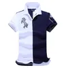 Men's Polos designer t shirt soft comfortable mens golf short sleeve blue with embroidery design