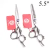 55quot 6quot 7quot Japan Titanium Purple Dragon Cutting saxen tunnare sax frisör039s SHEARS PETS SCISSORS PR5091827