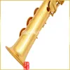 Jk-keilwerth st90 b platt sopranosaxofon mässingslack metall musikinstrument sax med fallmunstycke fri frakt