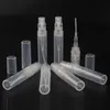 3ML Travel Pocket Plastic Parfum Pomp Atomizer Kleine Parfum Spray Flessen Plastic Sample Flessen 3ml voor Cosmetica