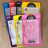 1000Pcs 12*21cm 7 colors Plastic Cell Phone Case Bags Mobile Phone Shell Packaging Zipper Pack For iphone 11 8 7 plus case cover