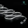 10pcs Wholesale 4mm Silver Fashion Necklace Women's Trendy Chains Necklace For Women's Men's Chain Curb Necklace New5434761