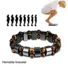 Магнитный гематит браслет магнитный шарика Multlayer Bristber Brangle Mounts Munse Mens Bracelet Power Здоровые дизайнерские украшения