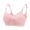 Soutien-gorge de soins enceintes Bouton d'ouverture avant Aucune jante PostPartum Alimateur d'allaitement Soutien-gorge Ajuster les femmes Anti DROX sous-vêtements LJJA3250-16