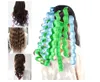 18 PCS Set Magic Hair Volume 55cm Curl Hair Volume Magic Group Box Curly Hair är inte skadat Skyddande engångsverktyg1072389