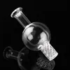 Riptide Turbine Carb Cap Clear Glass Spinning Cyclone fit Hookahs Quartz banger Nails water pipes dab oil rigs